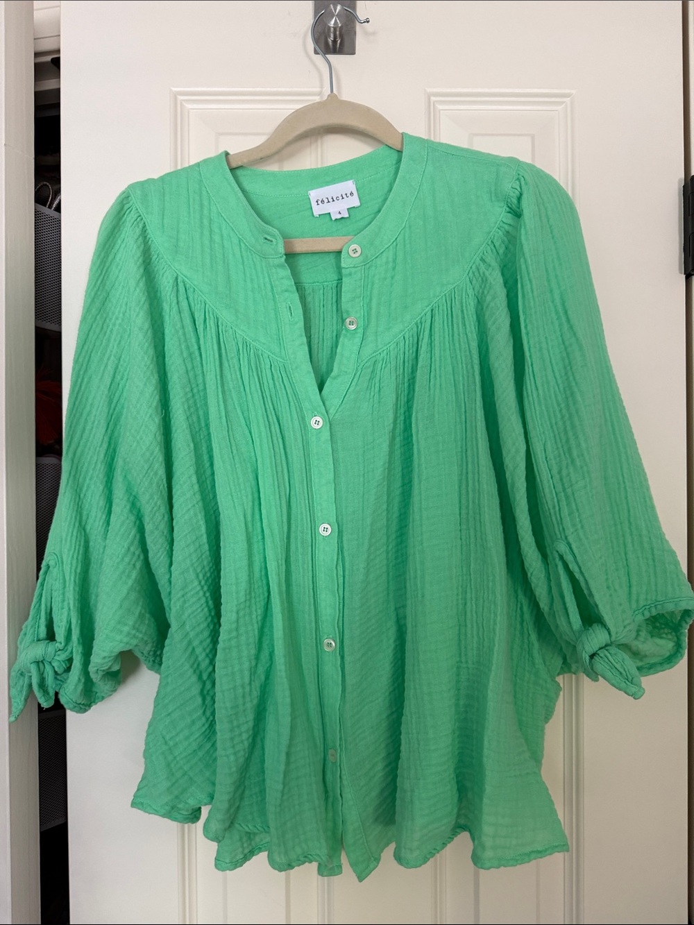 Felicite gauze top